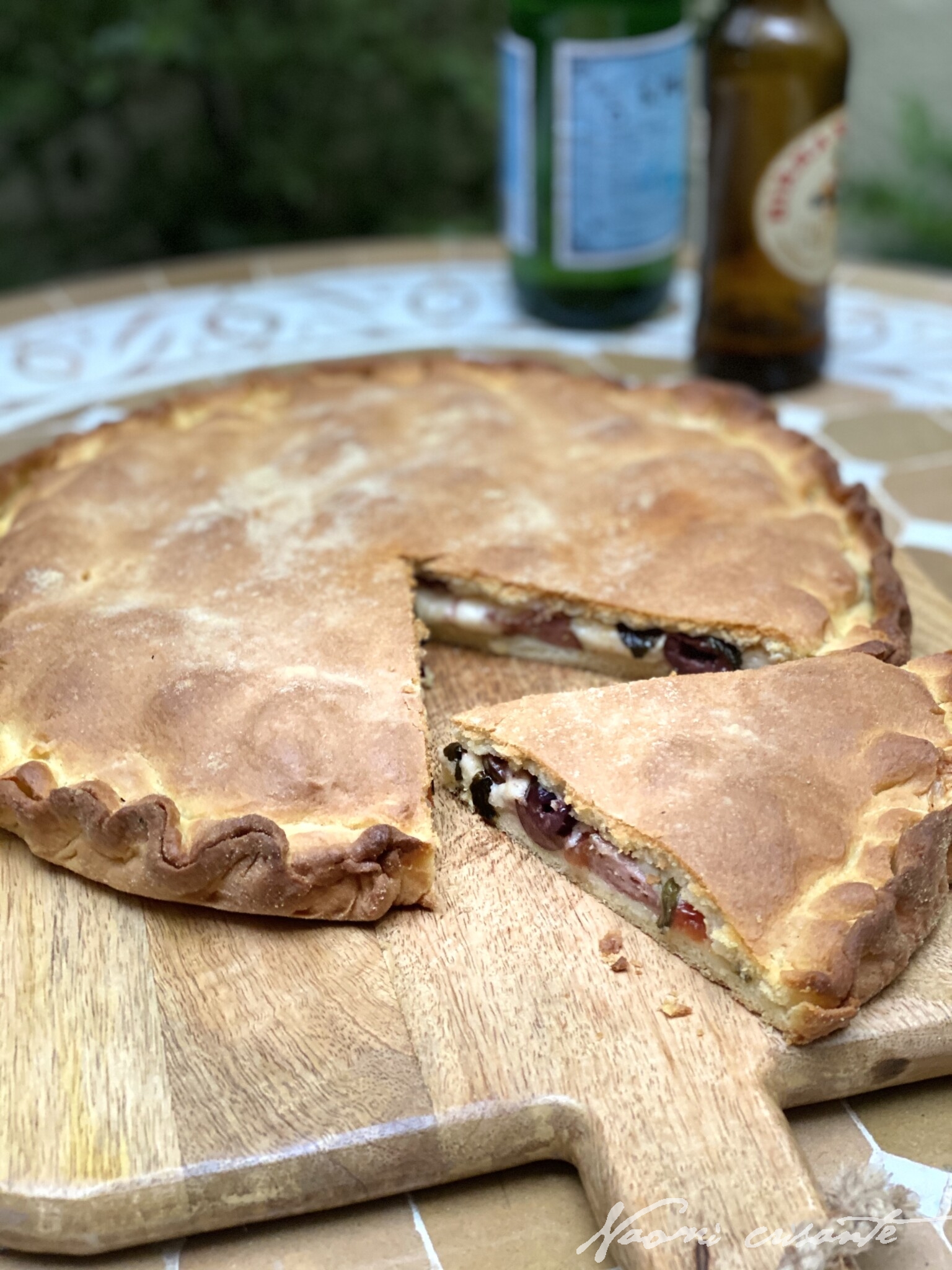 scaccia sicilian pizza bread - a hint of rosemary